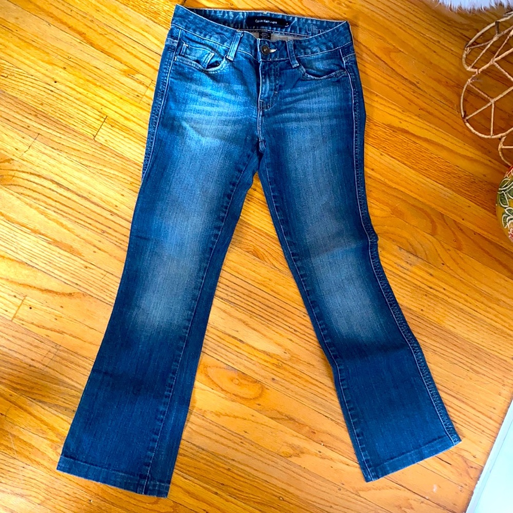 Calving Klein Ultimate Boot jeans. Size 0